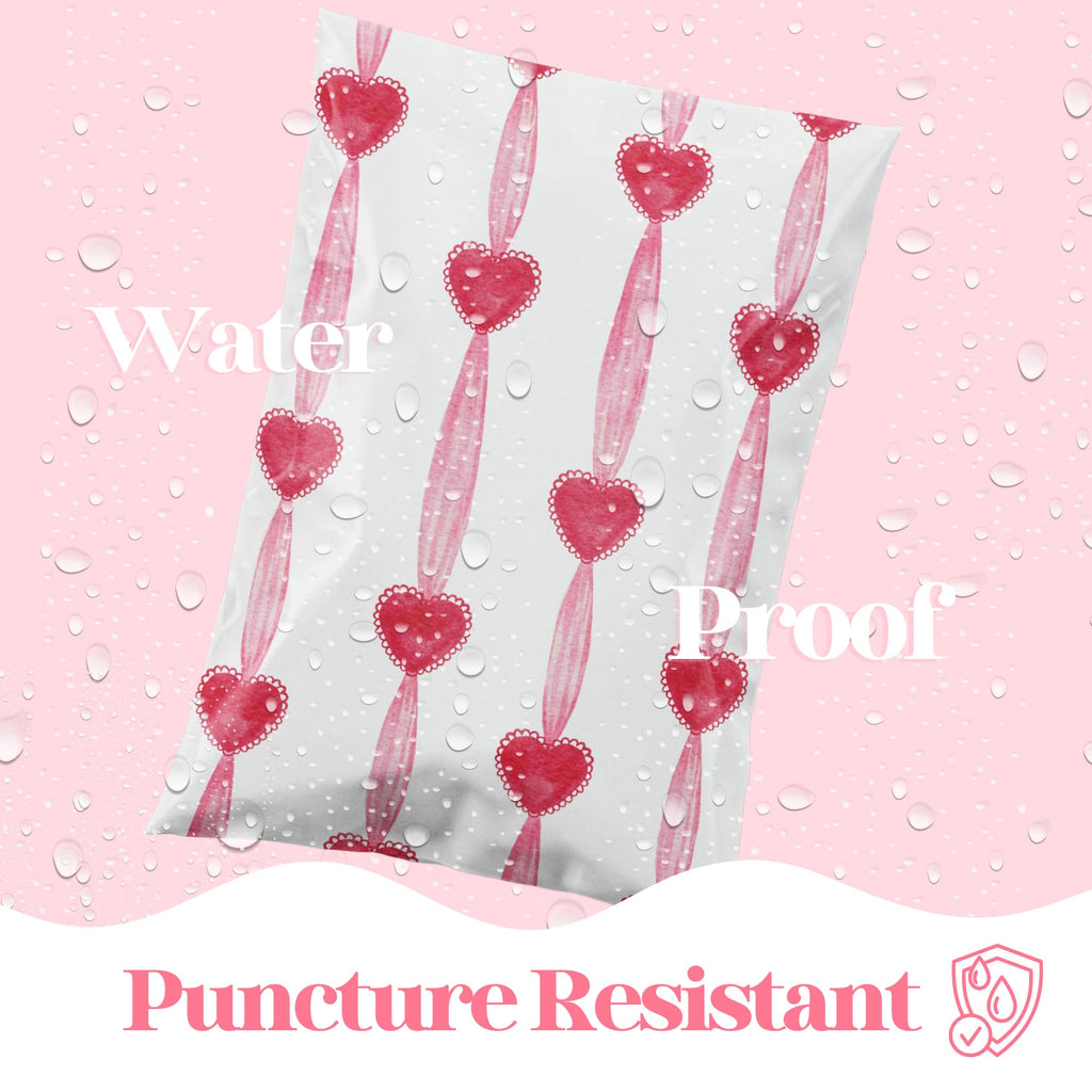 Poly Mailers 10x13, Valentines Day, 100 Pack