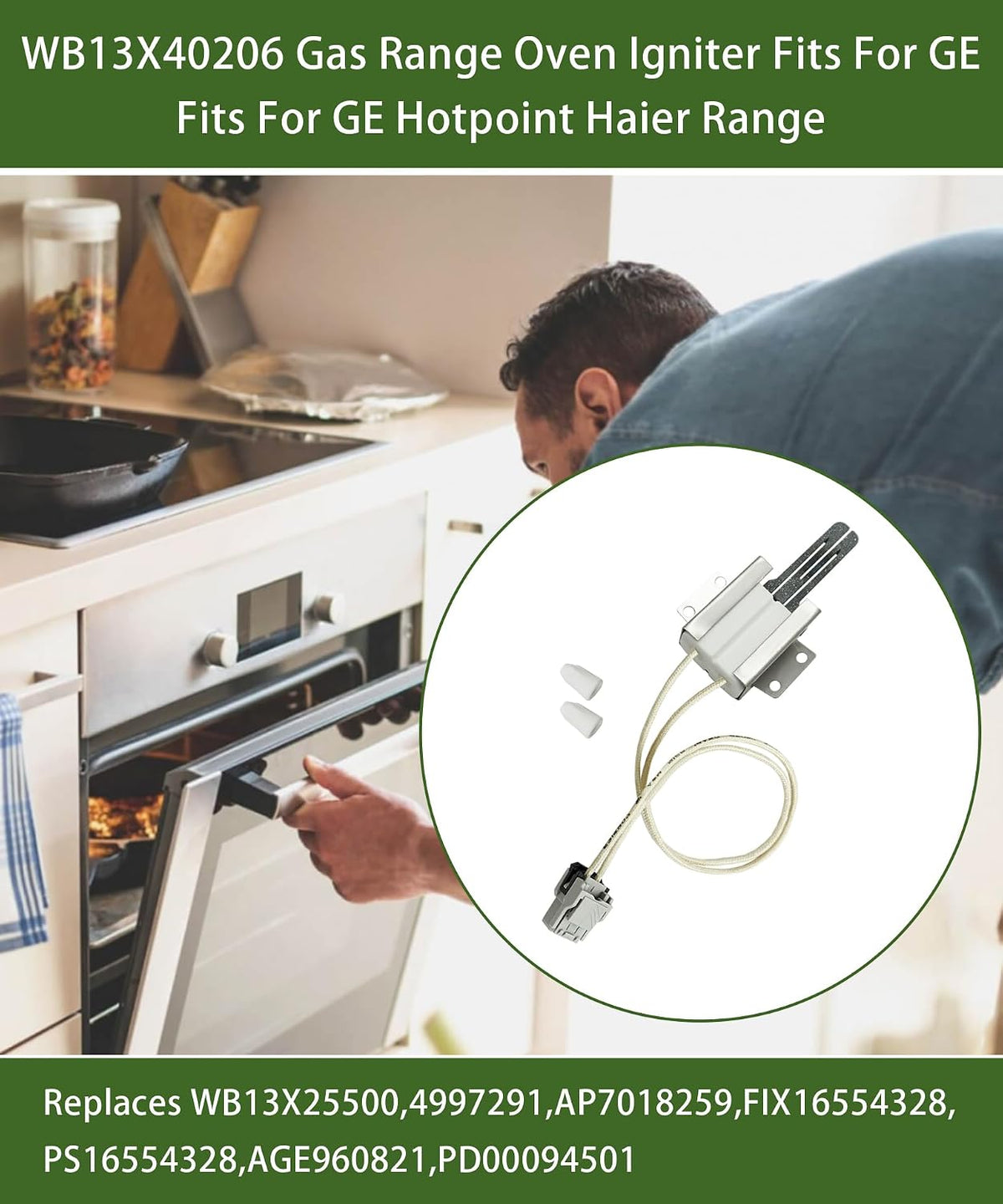 WB13X40206 Gas Range Oven Igniter