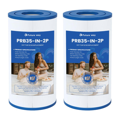 PRB35-IN Hot Tub Filter Replacement for Thermospa FL1008, Replace Filbur FC-2385, Pleatco Pure PRB35-IN, Unicel