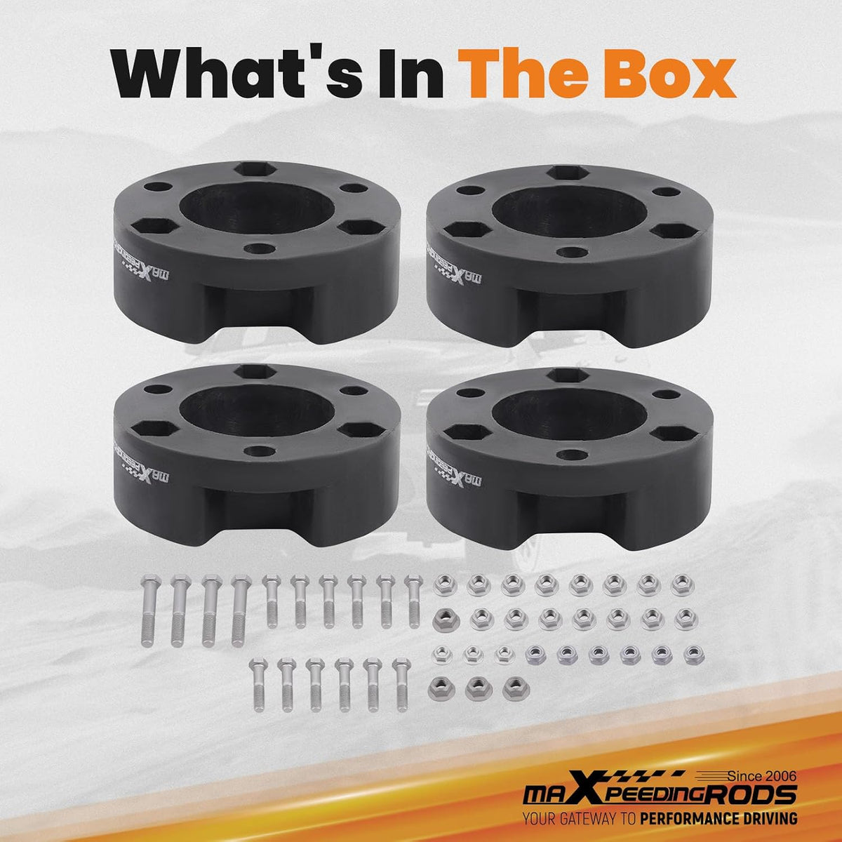 maXpeedingrods 2" Lift Kit for Ford Bronco 2021-2025, Lift Spacer