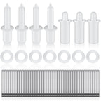 Jetec 85 Pieces Plantation Shutter Repair Staples Pins,Basic Size