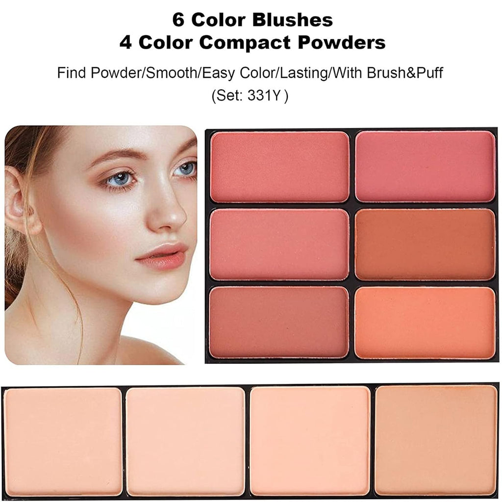 58 Color Professional Makeup Kit for Women Full Kit, Include Eyeshadow Facial Blusher Eyebrow Powder Face Concealer
