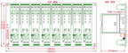 Electronics-Salon DIN Rail Mount AC/DC 24V Control 8 SPDT 16Amp Pluggable Power Relay Module, G2R-1-E