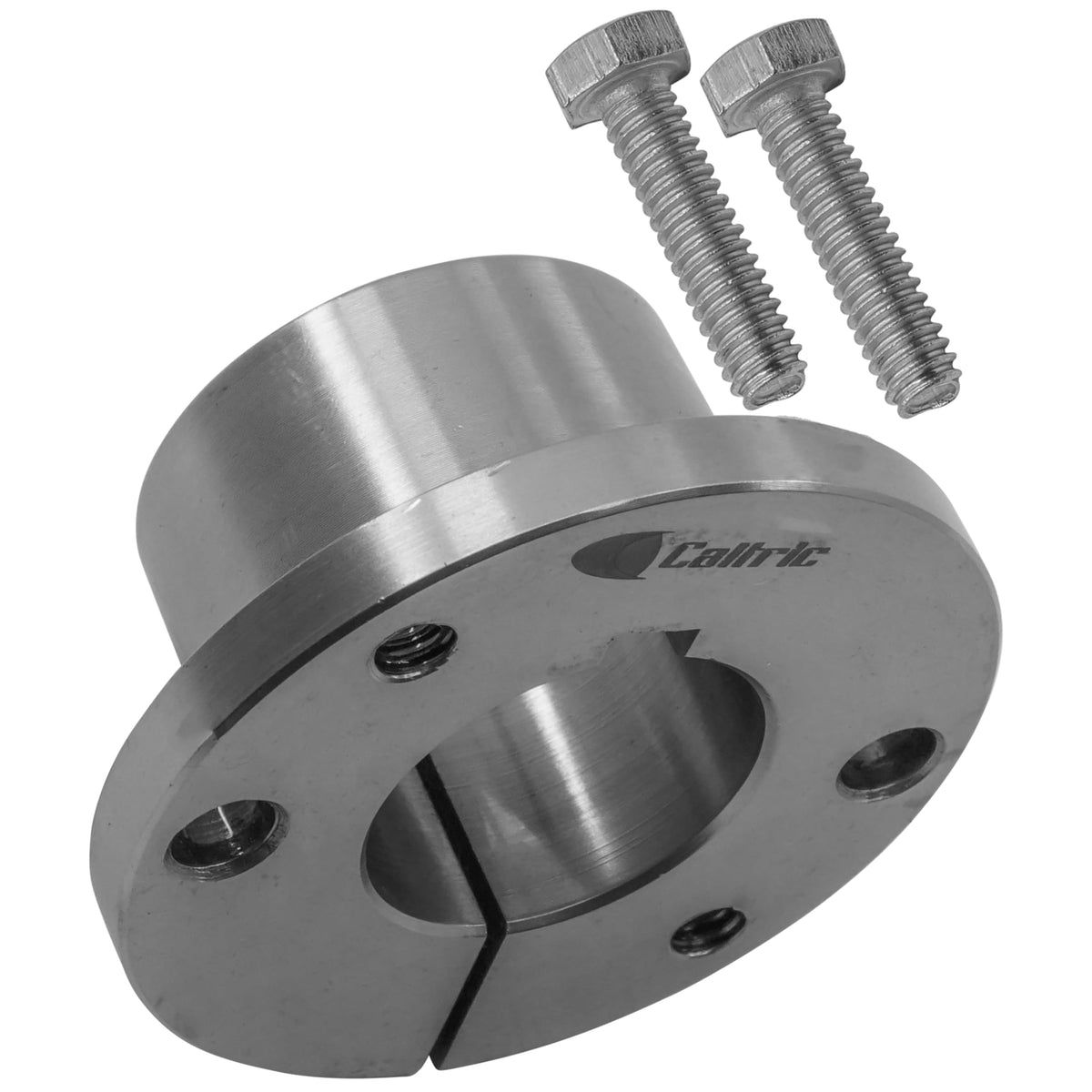Caltric Deck Spindle Pulley Split Tapered Hub Bushing Compatible with Wright Stand Stander 71460111