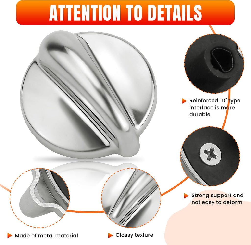 AMI PARTS WB03K10303 Gas Stove Knobs Fit for G-E Profile Stove Knobs