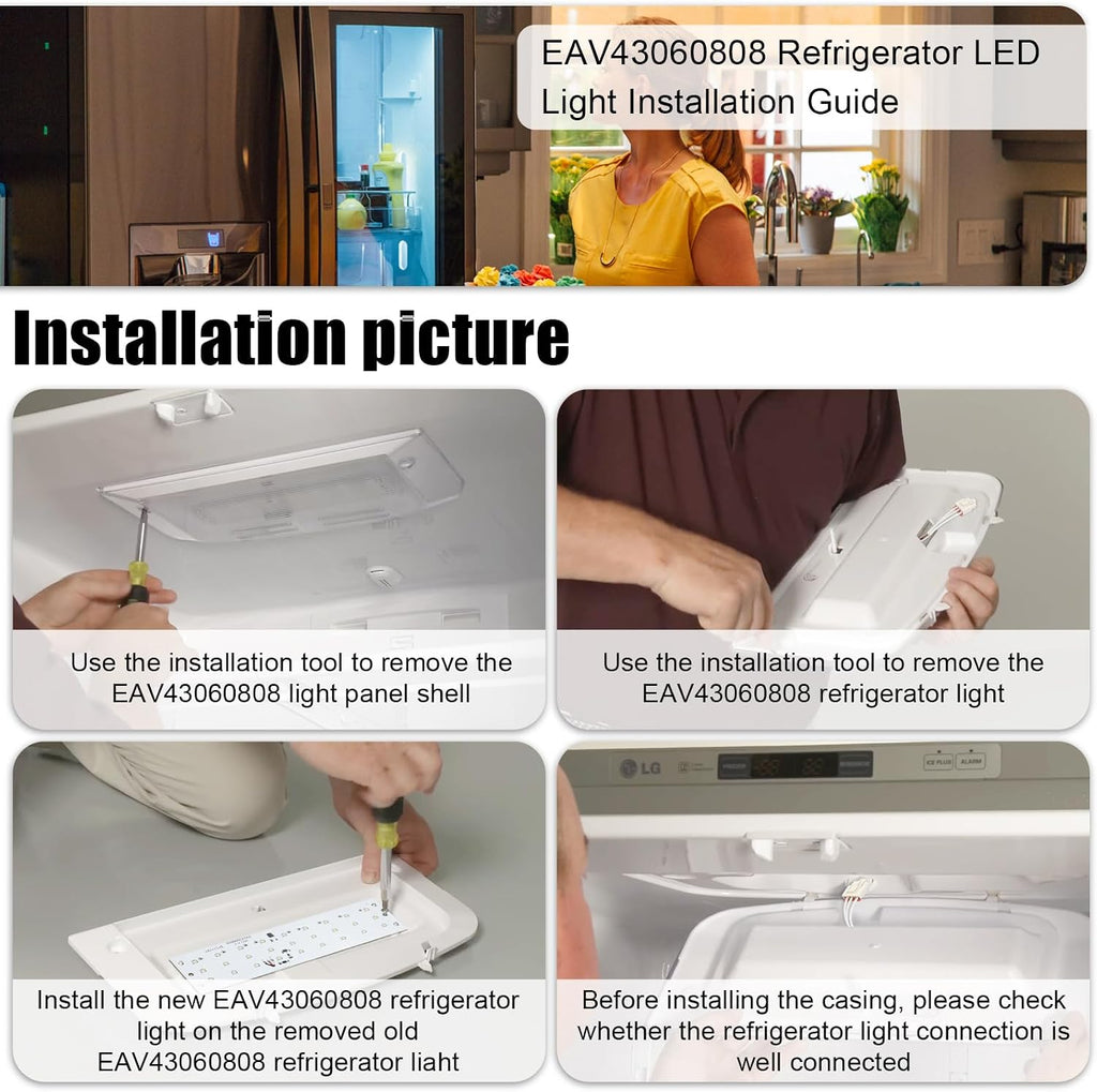 EAV43060808 EVA43060804 EAV43060810 Refrigerator LED Assembly