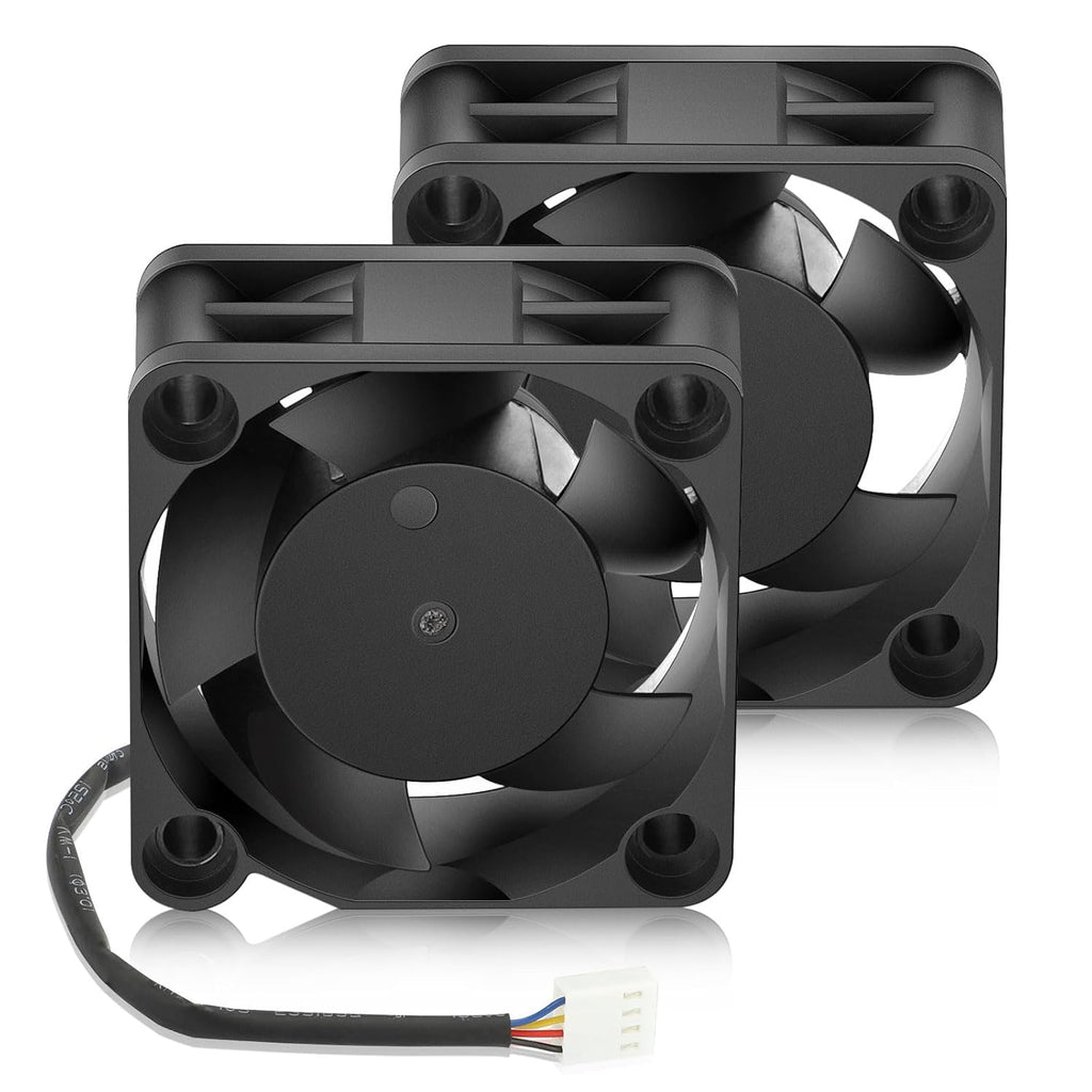 40mm x 20mm 4-Pin PWM 12V PC Cooling Fan 2-Pack
