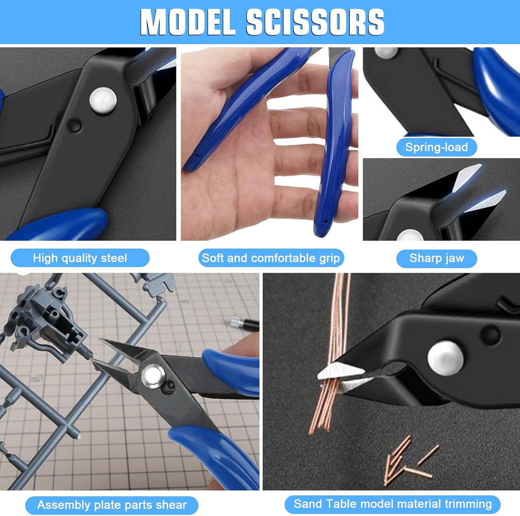 Professional 53 PCS Gundam Model Tools Kit Hobby Building Tools Craft Set Gundam Modeler Basic Tools for Basic Model