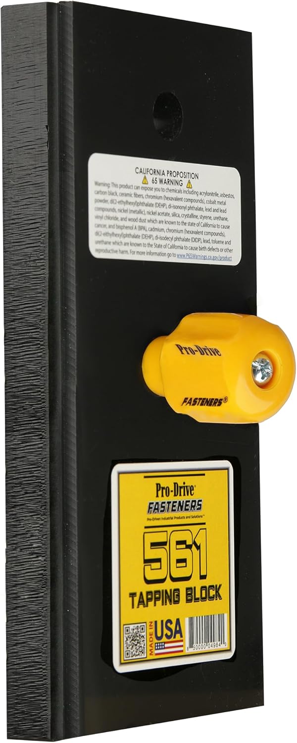 Pro-Drive - 561 Tapping Block for Laminate and Vinyl Flooring – LVT & LVP Installation Tool – Made in USA