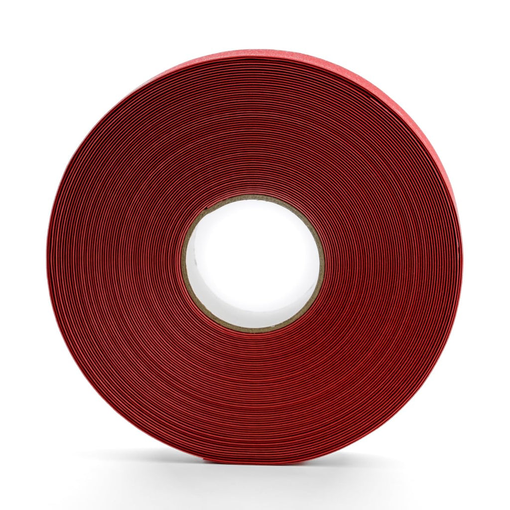 PermaRoute Line Marking Tape 3" x 98ft Red – Heavy Duty Floor Marking Tape with Strong Permanent Adhesive – High