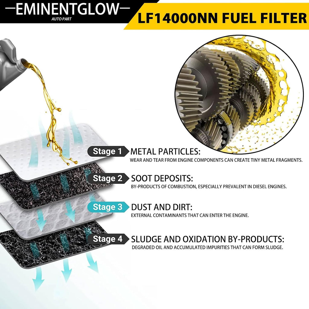 LF14000NN Oil/Lube Filter Set Of 6