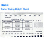 Guitar Action Gauge Ruler, String Height Gauge for Guitar