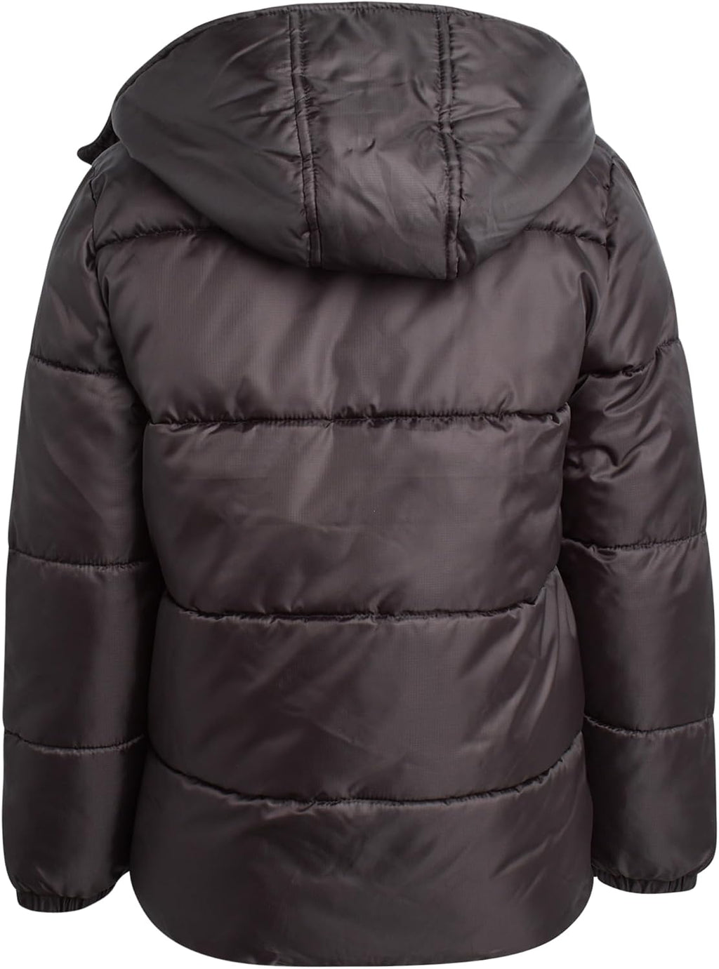 Boys Quilted Puffer Jacket Polar Fleece Lined Winter Coat | Warm Water and Wind Resistant Outerwear, Cozy Lining, Zip