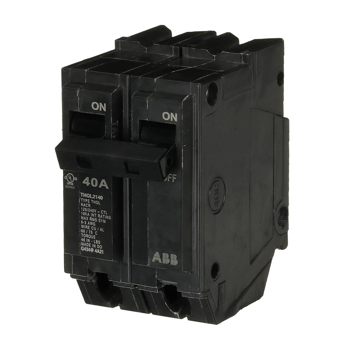 ABB Q-Line THQL2140 • Circuit Breaker • 40 Amp Double Pole