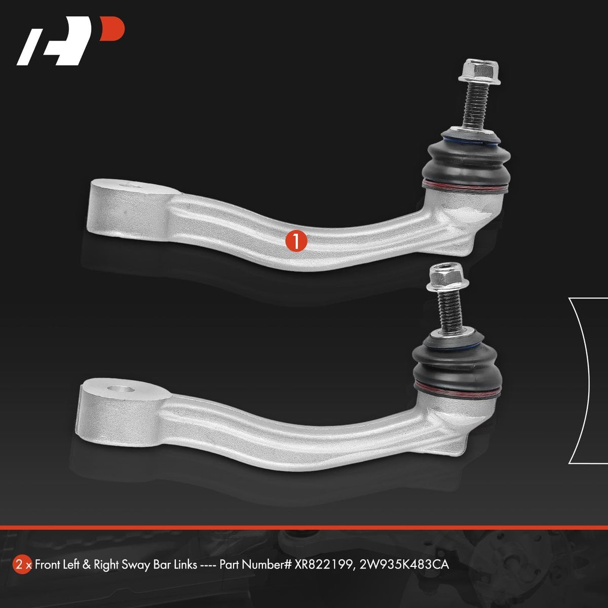 A-Premium Front Sway Bar Link Stabilizer Bar Link, Compatible with Jaguar