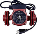 AB 110V Hot Water Recirculating Pump, 130W 13GPM, 3/4" FNPT Flanges (Red)