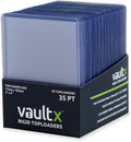 35pt Toploaders (50 Pack) 3" x 4" Rigid Card Holders for TCG | Protects & displays cards, 35pt rigid. Seamless