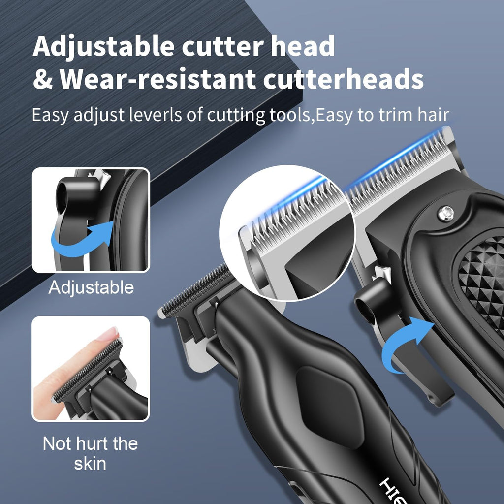 Hair Clippers Set for Men, Cordless Clipper & Beard Trimmer Kit | Cordless Hair Clippers Set with Beard Trimmer &