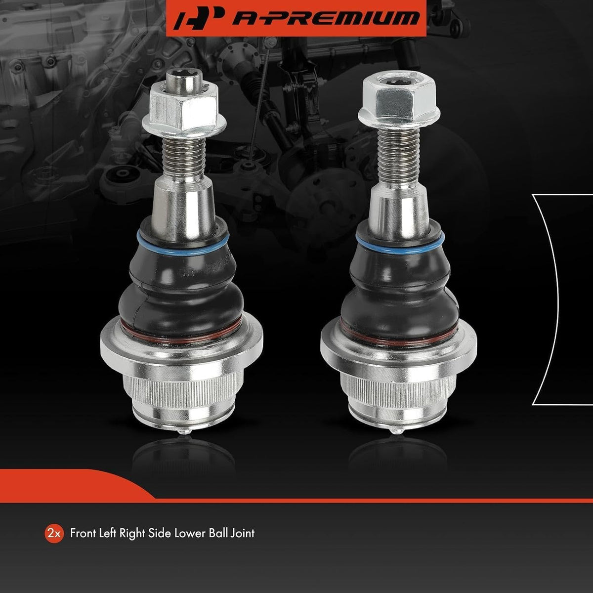 A-Premium 2-Pack Front Lower Ball Joint, Compatible with Chevy, GMC
