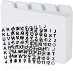 50 Pcs Index Card Dividers 3 x 5 Inch Index Card Dividers with Cards Guides with 2 Pcs A-Z Alphabet Number Stickers
