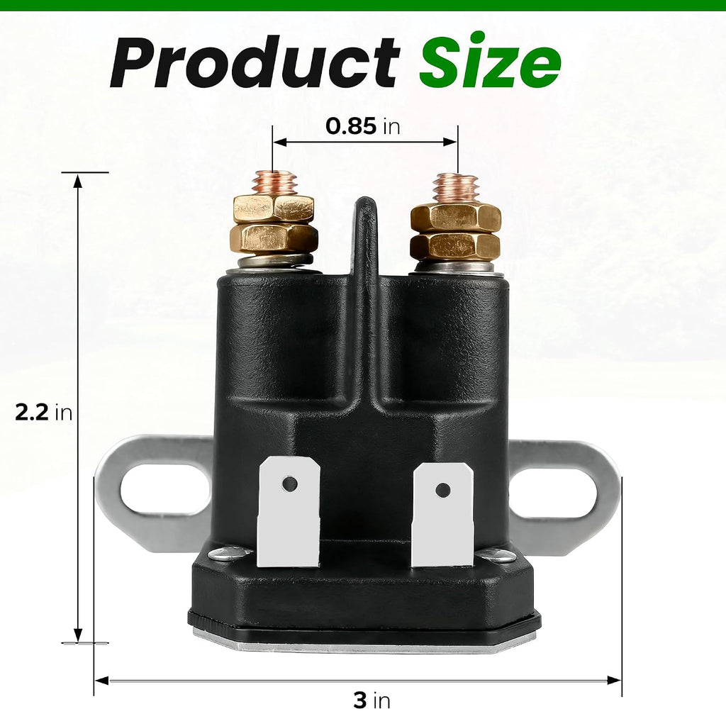 12V Starter Solenoid Relay Compatible with John Deere, for 862-1211-211-16 | Compatible with Cub Cadet MTD Troy-Bilt