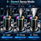 Smart Car Air Freshener Diffuser with Starry Sky Projection, 50ml/1.8OZ Perfume Car Diffuser, 6 Months Long-Lasting