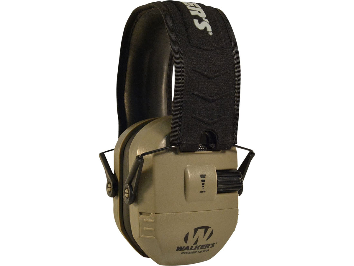 Ultimate Alpha Electronic Hearing Protection Muffs - FDE