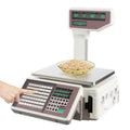Label Printing Scale, 66lbsCommercial Electronic Price Computing Scale with Dual TD Thermal Label Printer LCD Digital