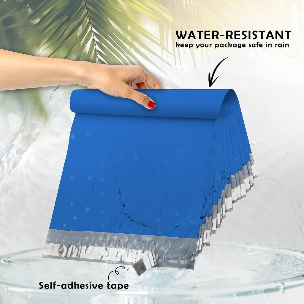Poly Mailers 10x13 100 Pack Blue Self-Seal Shipping Envelopes M4