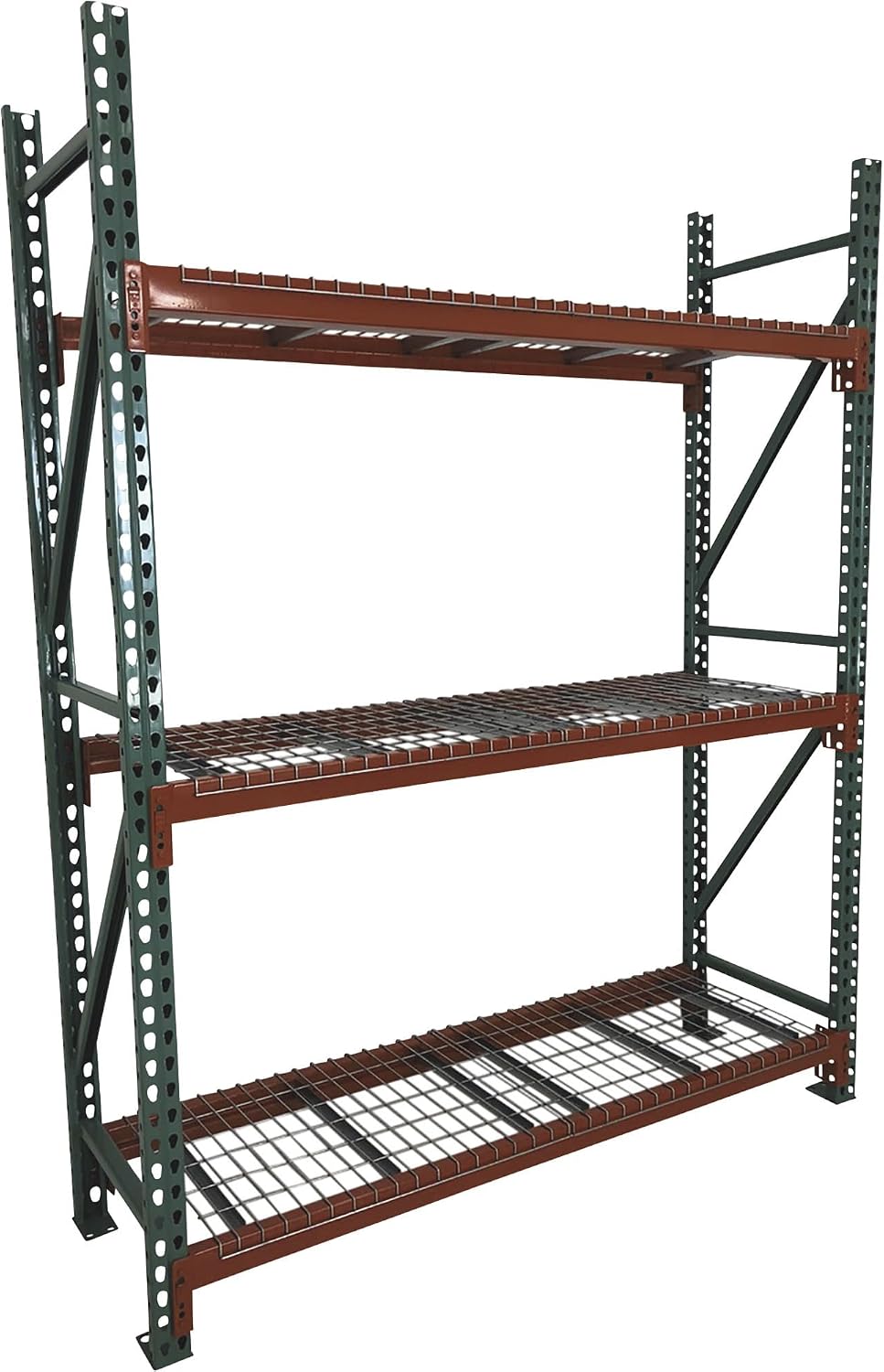 AK Industrial Extra Heavy-Duty Teardrop Pallet Rack Beam - 96in.L, Model Number AK-RBI-96-4.65