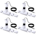 Gulfmew 4 Pack Condensate Overflow Switch for HVAC (White)