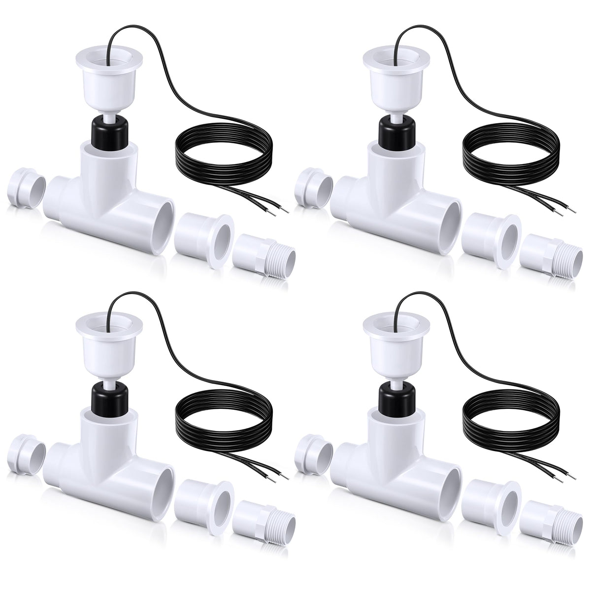Gulfmew 4 Pack Condensate Overflow Switch for HVAC (White)