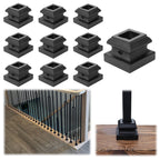 10 Pack Flat Baluster Shoes with Screw for 1/2" Square Baluster WT10