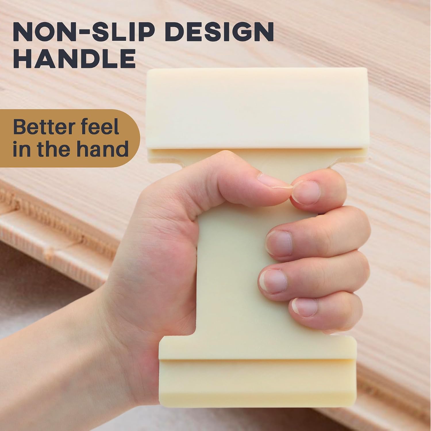 4-in-1 Laminate Flooring Tools - Nylon Tapping Block Kit for Laminate Plank and Wood Flooring Installation, Inclined