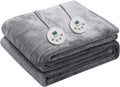 Heated Blanket Electric Queen Size 84"x90"-Dual Control with 10 Heat Levels 12 Timer Settings and 8 Hours Auto-Shut