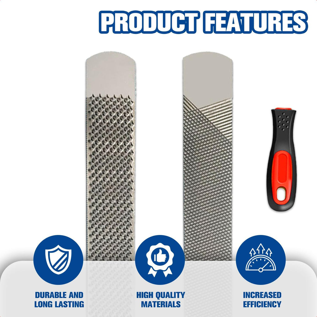 18 Inch Hoof Rasp, Horseshoe File, Farrier File Tool, Carbon Steel, Suitable for Horse, Cow, Goat, Animal Hooves