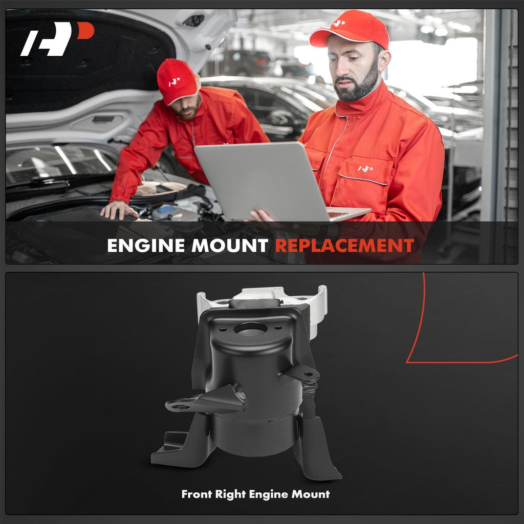 A-Premium Front Right Engine Motor Mount Compatible with Toyota Corolla