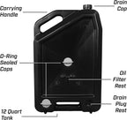 CHAPIN 78005 12-Quart Low-Profile Oil Drain Pan, Splash-Free Design