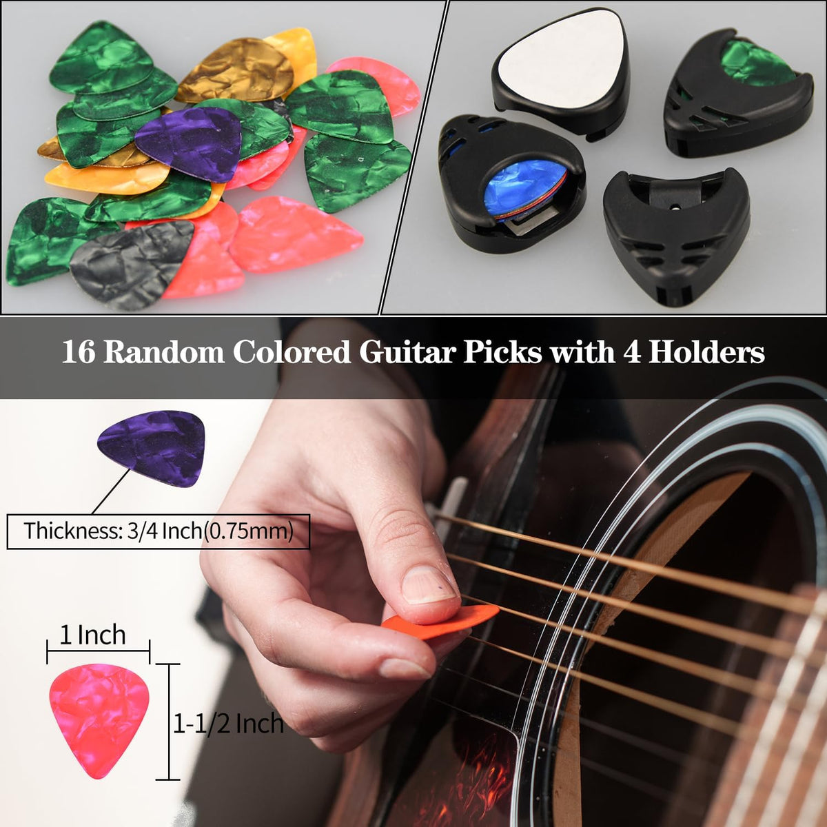 2 Set Guitar Capo Guitar Tuner Set | for Players and Beginners