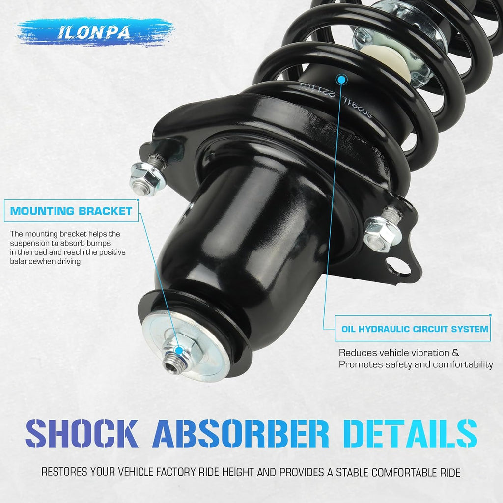 Rear Strut Shock for 2003 2004 2005 2006 2007 2008 Toyota Corolla (No XRS)