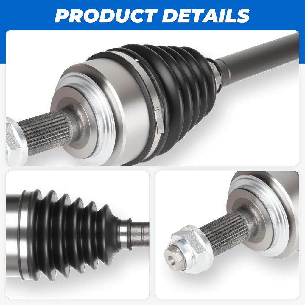 TadaMark New Front Left & Right CV Axle Shaft, 02-06 for Honda CR-V 2.4L