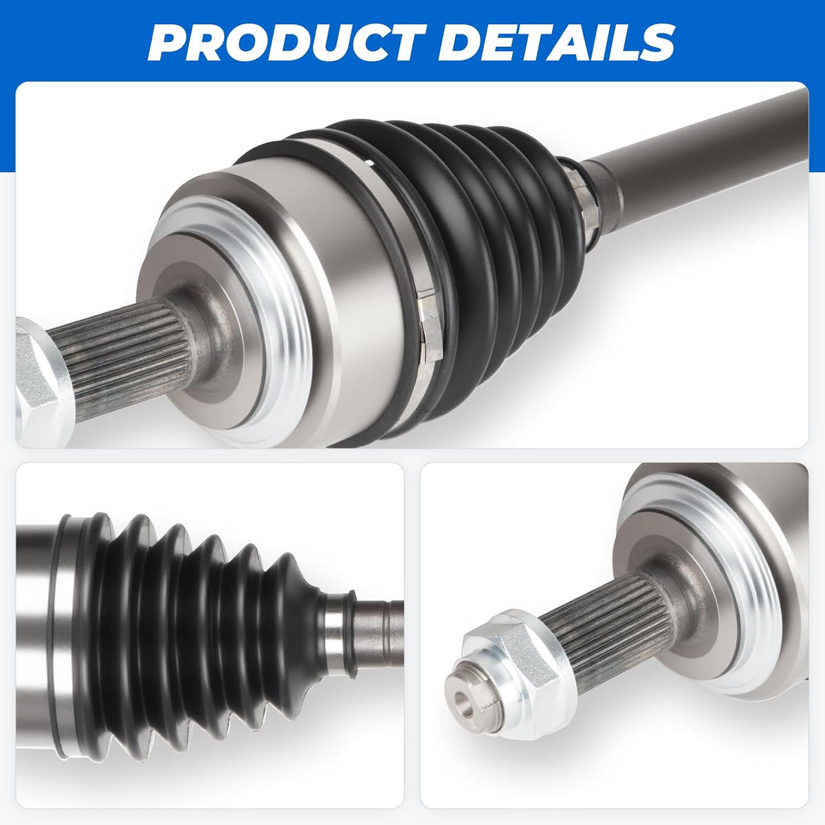 TadaMark New Front Left & Right CV Axle Shaft, 02-06 for Honda CR-V 2.4L