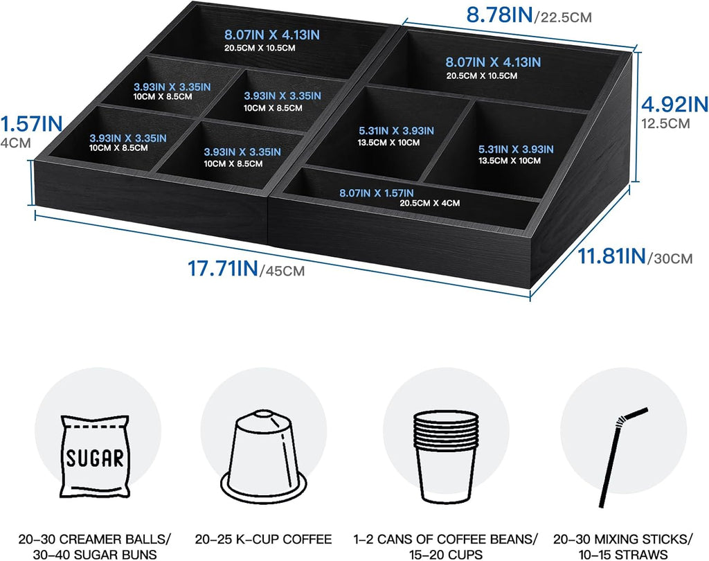 Coffee Station Organizer for Counter