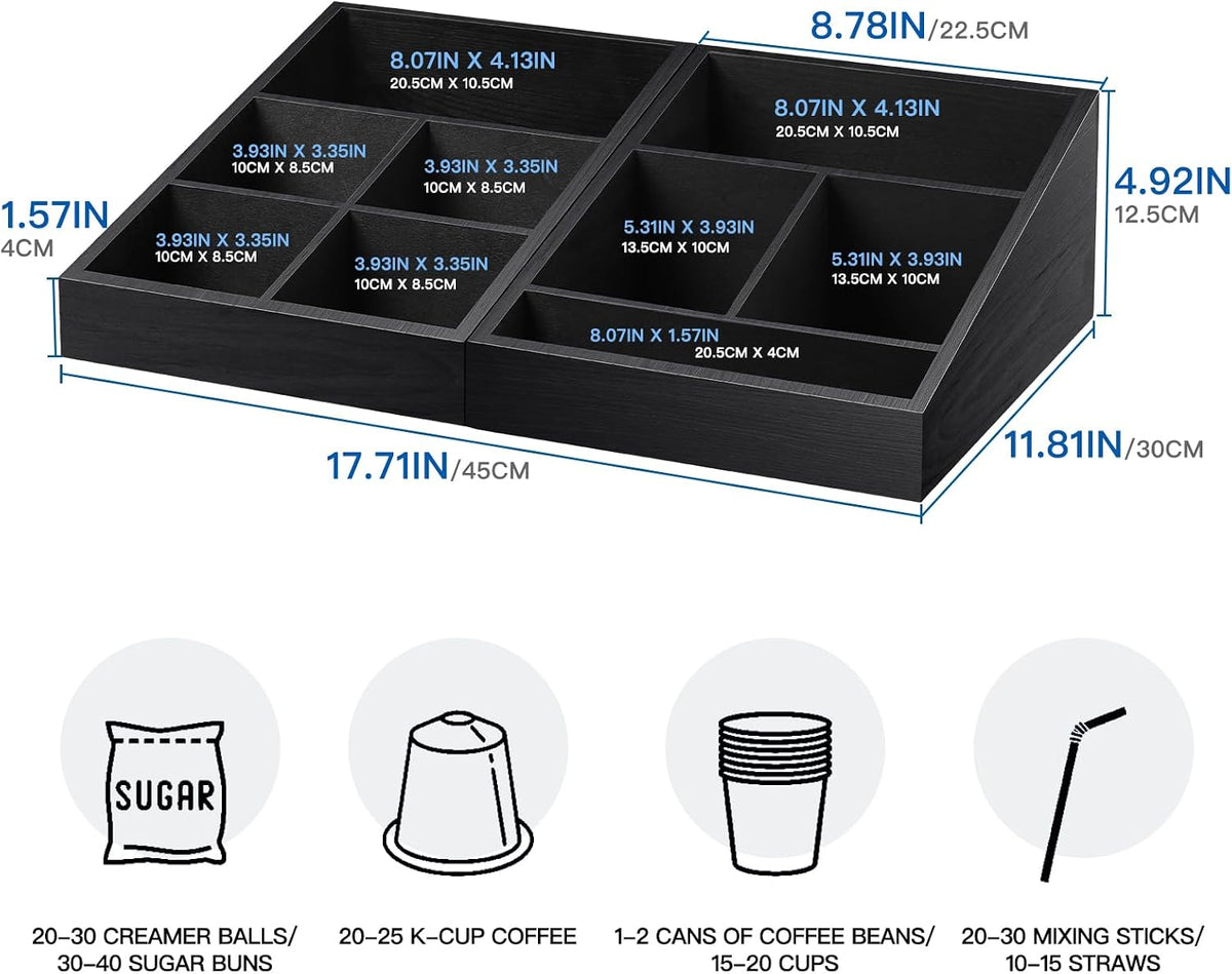 Coffee Station Organizer for Counter