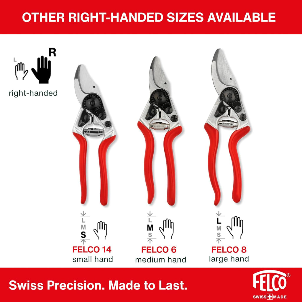 F5 Pruning Shears – 8.9" All Steel Large Swiss-Made Garden Clippers| Hand Pruners for Garden & Landscape | Garden
