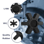 XIKE L225 NBR Rubber Spider for L-Jaw Coupling, 1-Pack