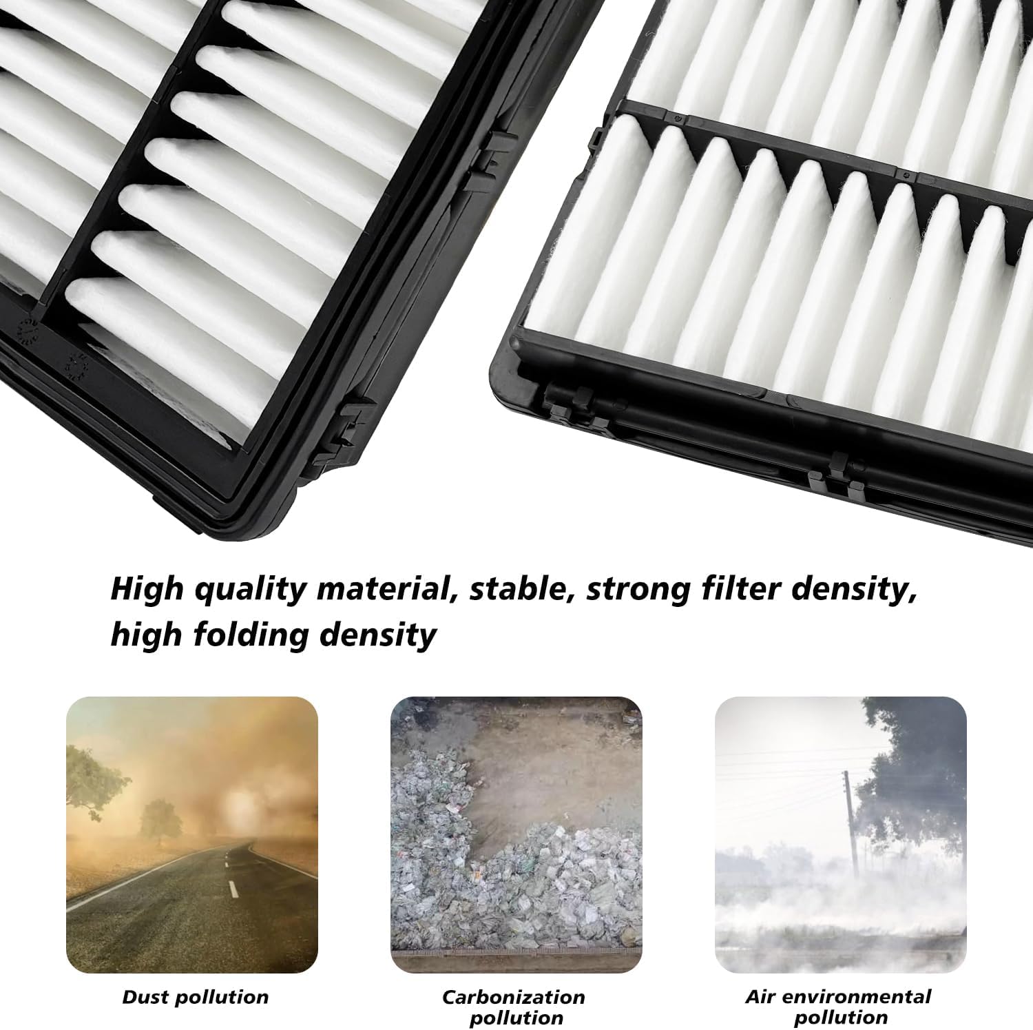 Not for hybrid, Cabin and Engine Air Filter Fits for 2022-2025 2026 Tucson, Santa Cruz, 2021-2026 Santa Fe, K5