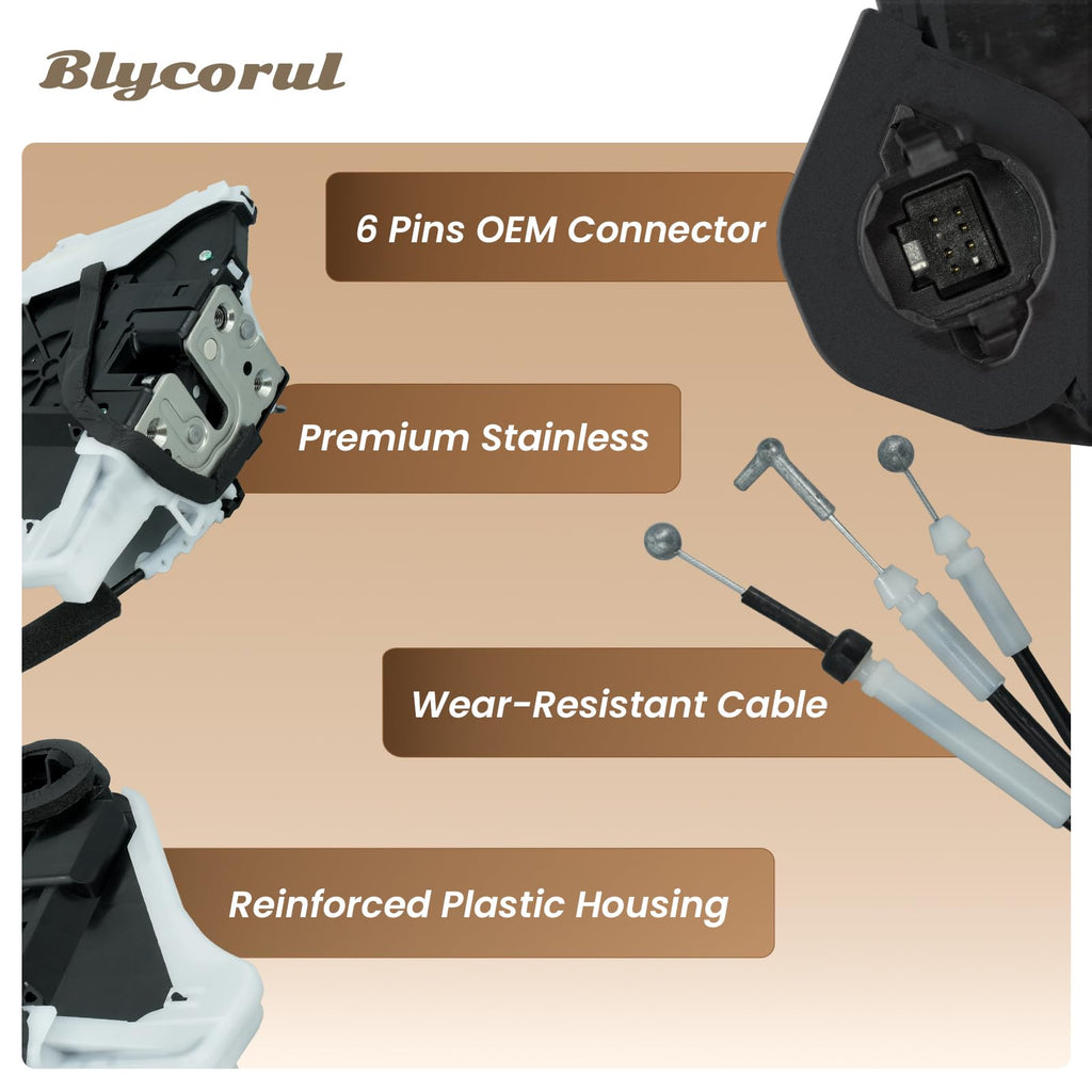 Blycorul Front Driver Side Door Lock Actuator for Nissan Altima