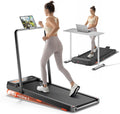 Walking Pad with Incline, Under Desk Treadmills for Home | 8% Incline, Portable Office Treadmill, 265 Lbs Capacity