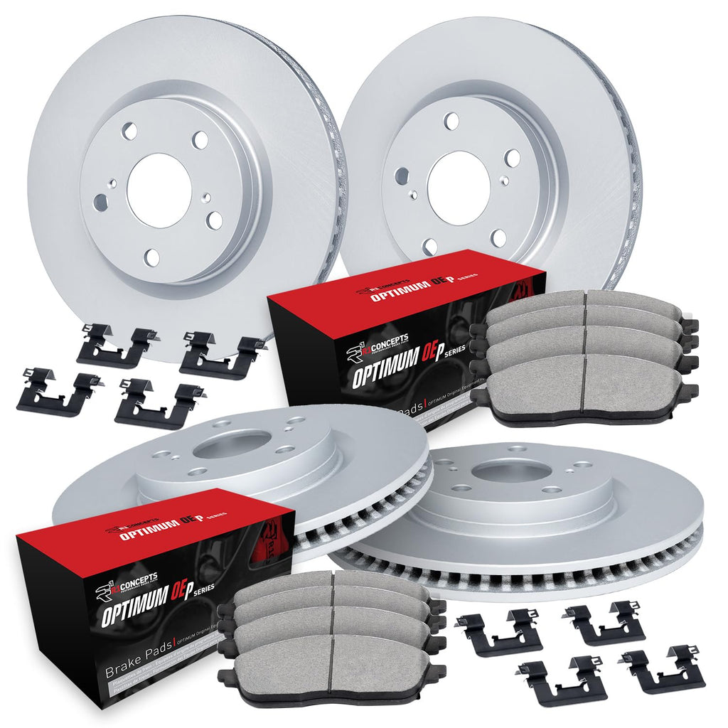 R1 Concepts Front and Rear Brake Kit Fits 2012-2015 BMW 328i